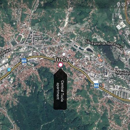 Central Tuzla Apt - Free Parking Bagian luar foto