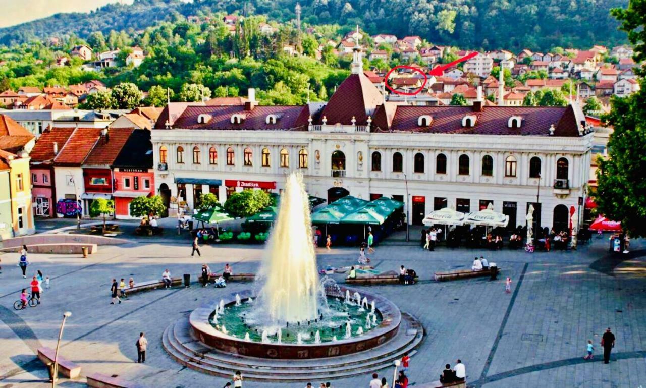 Central Tuzla Apt - Free Parking Bagian luar foto